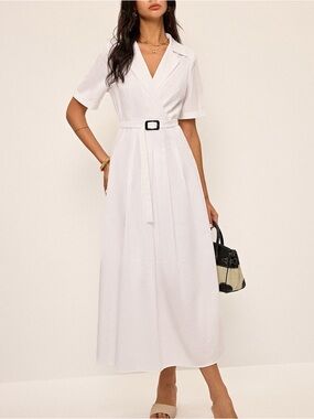 Commense Pleated Shirt dress